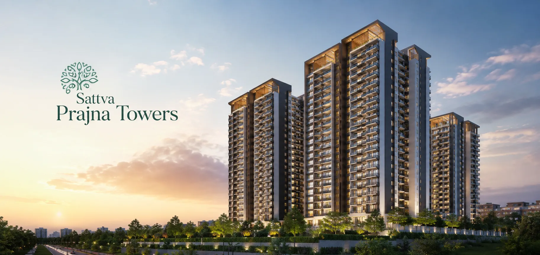Sattva Prajna Towers View Sattva Prajna Swimming Towers View